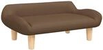 vidaXL Kindersofa Braun 70x40x24 cm Stoff 3196346