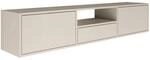 Selsey TV-H&auml;ngeboard Framme 150 cm mit Ablage Kaschmirgrau