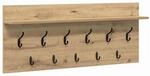 vidaXL Wandmontierter Nachttisch Artisan-Eiche 100 x 40 x 12 cm 874450