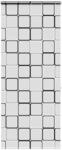 vidaXL Duschrollo mit Kassette 100x240 cm Stoffbreite 96 cm 4015045