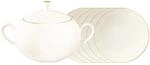 Seltmann Weiden Savona Suppen-Set 7-teilig Goldlinie