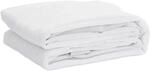 vidaXL Matratzenschoner Wei&szlig; 140x220 cm Wasserdicht 4100178
