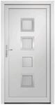 vidaXL Haust&uuml;r Wei&szlig; 108x200 cm PVC 3187841