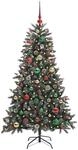 vidaXL K&uuml;nstlicher Weihnachtsbaum Gr&uuml;n 83,5 x 83,5 x 150 cm 3395876