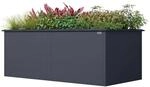 weka Metall-Hochbeet Gary XL, 200 x 100 x 77 cm, Metall, Anthrazit