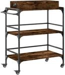 vidaXL K&uuml;chenwagen R&auml;uchereiche 81,5x41x92,5 cm Holzwerkstoff 842343