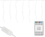 ECD Germany LED Lichtervorhang 300cm 120LED Warmwei&szlig; mit Timer 19 Modi