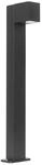 QAZQA Industrielle Stehende Au&szlig;enlampe Schwarz 65 cm IP44 Baleno