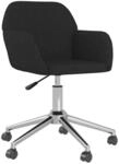 vidaXL B&uuml;rostuhl Drehbar Schwarz Stoff 344734