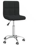 vidaXL B&uuml;rostuhl Drehbar Schwarz Stoff 334319