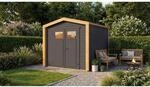 Weka Holz-Gartenhaus Killarney Satteldach Lasiert 248 cm x 248 cm