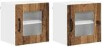 vidaXL K&uuml;chenwandschrank 2 Stk Altholz 40 x 31 x 40 cm Holzwerkstoff 884491
