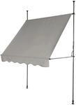 Svita Klemmmarkise Balkonmarkise Sonnenschutz Handkurbel ohne Bohren 150x200cm