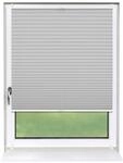 Deco-Raum Plissee Basic ohne Bohren 45x150cm Silber Blickdicht Klemmfix