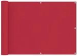 vidaXL Balkonsichtschutz Rot 75 x 200 cm 42030808