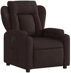 vidaXL Relaxsessel Elektrisch Dunkelbraun Stoff Modell 22