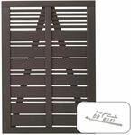 Plus Holz Einzeltor Silence Nadelholz Umbragrau 100 cm x 140 cm