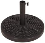 DELUKE Sonnenschirmst&auml;nder FOLR 15kg Kunststoff Schwarz 32,2x45,5x45,5cm