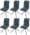 MCW Esszimmerstuhl N99 6er-Set Blau-Gr&uuml;n