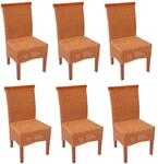 MCW Esszimmerstuhl Var 6er-Set ohne Sitzkissen Rattan