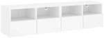 vidaXL TV-Wandschr&auml;nke 2 Stk Wei&szlig; 60x30x30 cm Holzwerkstoff 836855