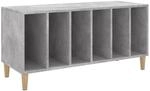 vidaXL Plattenschrank Betongrau 100x38x48 cm Holzwerkstoff 831977