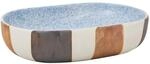 vidaXL Aufsatzwaschbecken Mehrfarbig Oval 59x40x14 cm Keramik 155108