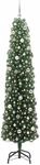 vidaXL K&uuml;nstlicher Weihnachtsbaum mit 300 LEDs mit St&auml;nder Gr&uuml;n 240 cm 3394971
