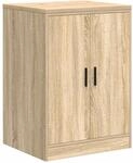 vidaXL Garagen-Aufbewahrungsschrank Sonoma-Eiche Massivholz Kiefer 860573