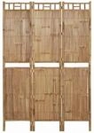 vidaXL 3 Tlg Raumteiler Bambus 120x180 cm 341748