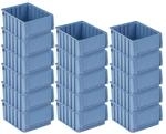 SuperSparSet 16 x Regalkasten 300 BH Mit Etikett und Schutzhaube HxBxT 14 x...