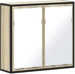 vidaXL Badezimmer-Spiegelschrank Sonoma-Eiche 65 x 20 x 60 cm Holzwerkstoff...