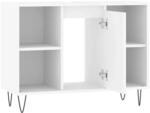 vidaXL Badschrank Wei&szlig; 80x33x60 cm Holzwerkstoff 831628