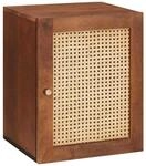 vidaXL Badezimmerschrank mit T&uuml;r Braun 38 x 33,5 x 48 cm Holzwerkstoff 4018900