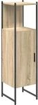 vidaXL Badezimmerschrank Beige 33 x 33 x 120,5 cm Holzwerkstoff 868043