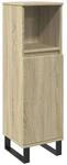 vidaXL Badschrank Sonoma-Eiche 30x30x100 cm Holzwerkstoff 849672