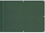 vidaXL Balkon-Sichtschutz Dunkelgr&uuml;n 75x700 cm 100 % Polyester-Oxford 4000256