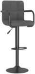 vidaXL Barhocker Dunkelgrau Samt 334649