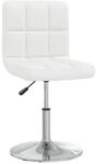 vidaXL Barhocker Wei&szlig; Kunstleder 334169