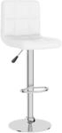 vidaXL Barhocker Wei&szlig; Kunstleder 334219