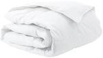 vidaXL Winterbettdecke Wei&szlig; 200 x 200 cm Feder 42007654