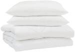 vidaXL Sommerdecke mit Kissen 3-Tlg Wei&szlig; Mikrofaser 3377328