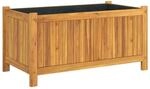 vidaXL Pflanzk&uuml;bel mit Einlage 80x42x40 cm Massivholz Akazie 366435