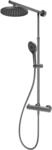 Schulte Duschsystem DuschMaster Rain Classic Gunmetal