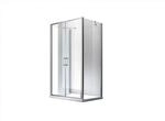 Glaszentrum Hagen 80x80x80x195cm Mille Duschkabine inkl. Tasse/Siphon
