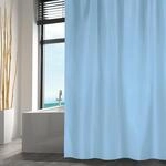 MSV Duschvorhang Polyester 180 cm x 200 cm Himmelblau
