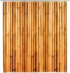 Wenko Duschvorhang Babusa 180 cm x 200 cm Braun