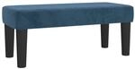 vidaXL Sitzbank Dunkelblau 70x30x30 cm Samt 346642