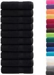 vidaXL Premium-Handt&uuml;cher SOLUND 10 Stk Schwarz 50x100 cm 600 g/m&sup2; 137427