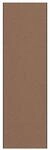 vidaXL Fu&szlig;matte Braun und Schwarz 120 x 400 cm Polypropylen und Vinyl 4100784